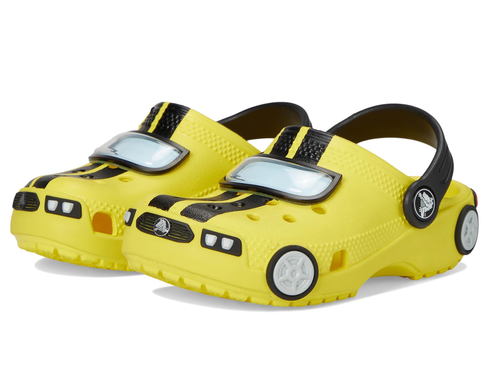 Crocs Unisex Classic I Am Clogs (Toddler) Cyber Yellow 4 Medium Image