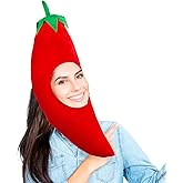 Jococs Funny Chili Hat Chili Costume Pepper Costume Novelty Hats Chili Dress Up Party Supplies