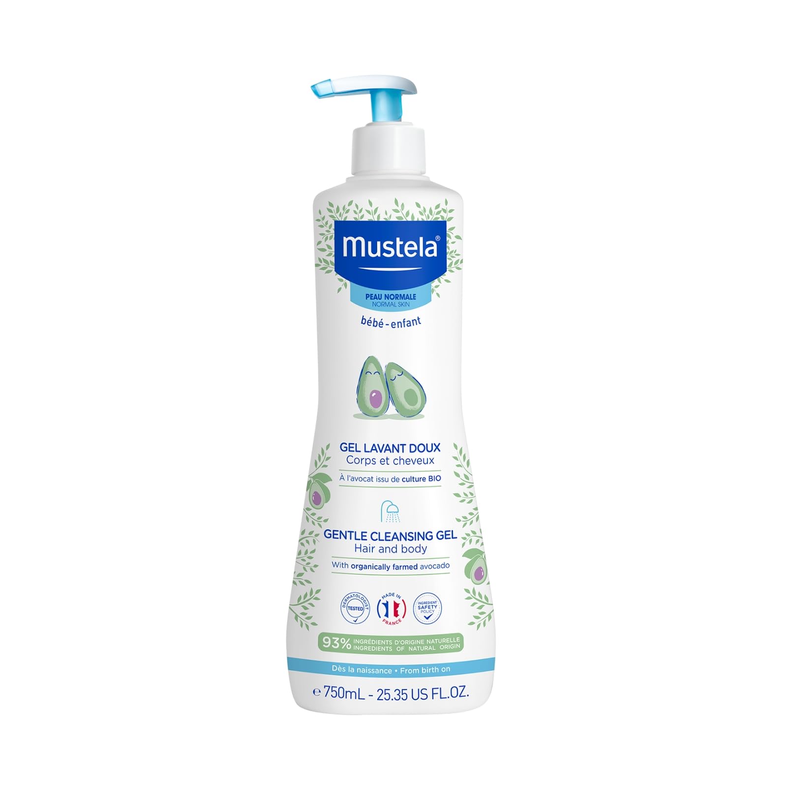 Mustela Bebe Gentle Cleansing Gel 750ml One Size