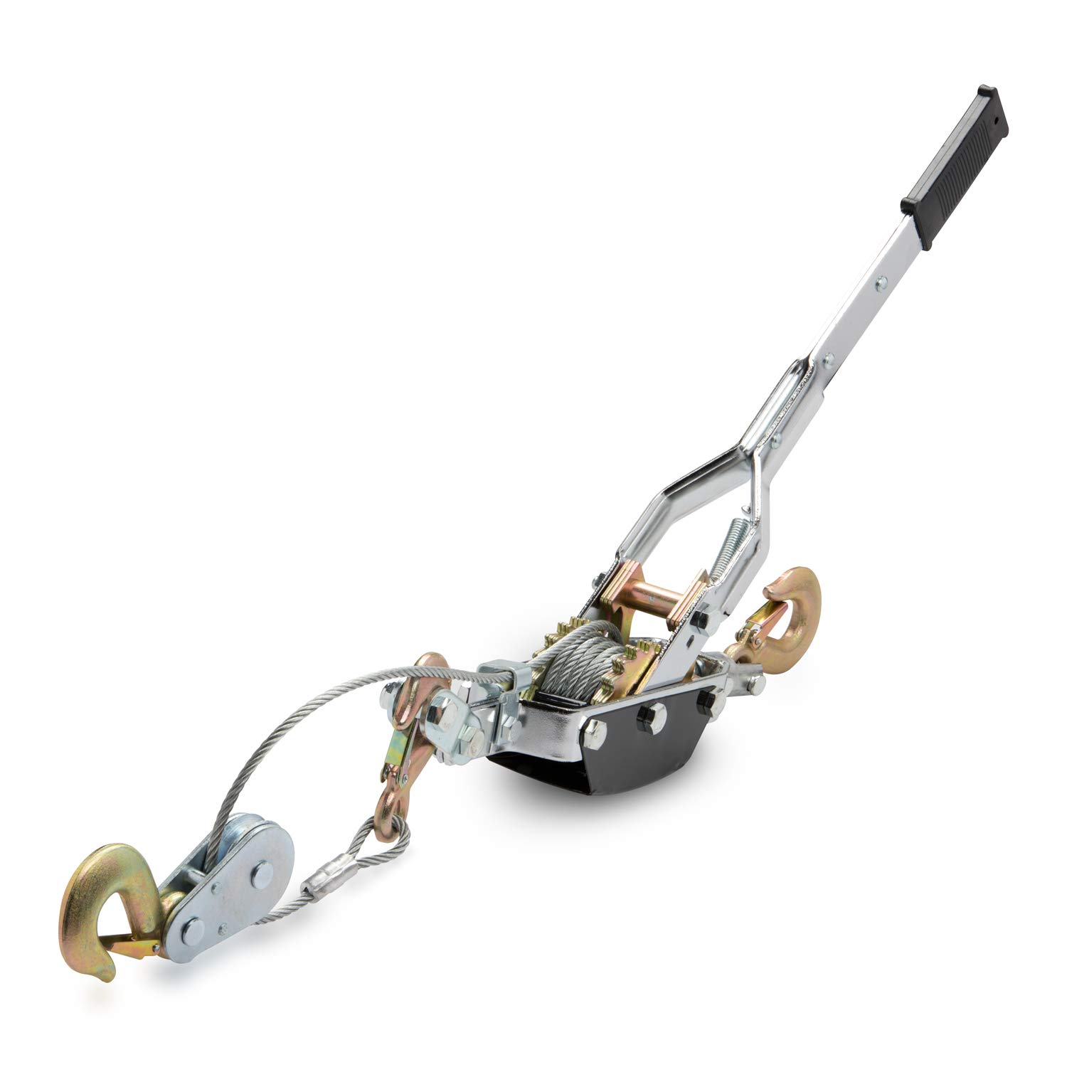 Photo 1 of (used)(damaged)(see images) NEIKO 02256A Come Along Winch, 5-Ton (10,000 Lbs) Pulling Capacity, 10Ft, 3 Hook, Heavy Duty Power Cable Come Along Tool 