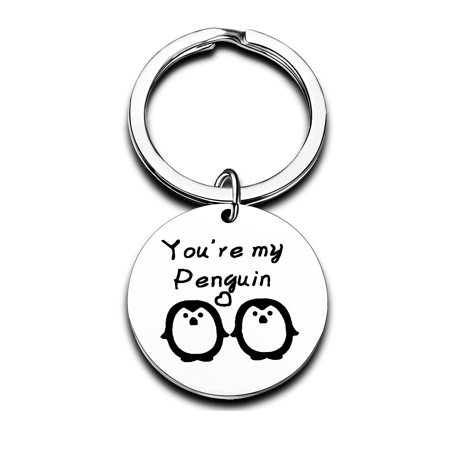 Nimteve You're My Penguin Lover keyring Couple Keychains Penguin Funny Gifts for Boyfriend Girlfriend Penguin Love Gift (You're My Penguin)