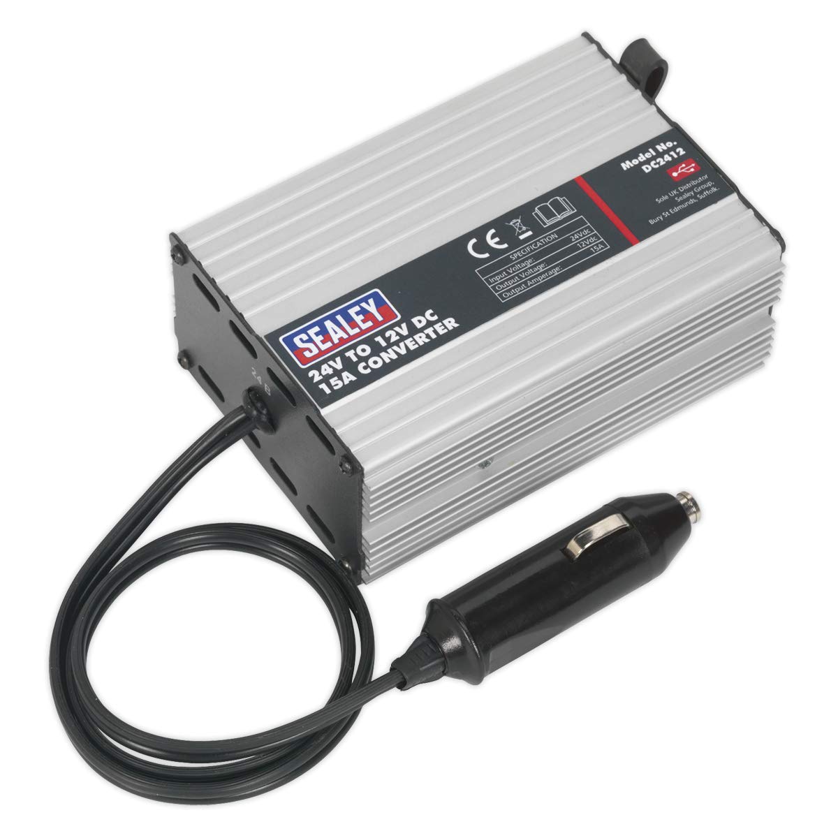 Sealey Dc2412 Converter 24V To 12V Dc 15A