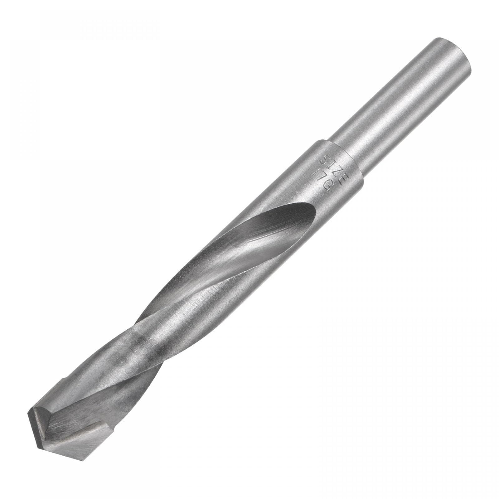 TA-VIGOR 16.5mm Reduced Shank Twist Drill Bits with 1/2 Inch Shank, Carbide Drilling Bits for Stainless Steel Alloy Metal Plastic Wood