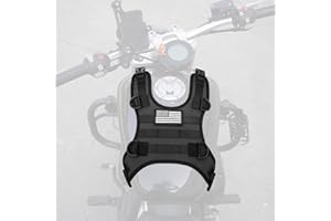 NKCELL POWER Motorcycle Fuel Tank Bag Mounting Base Universal Saddle Bag/Tail Bag/Seat Bag Mounting Base Accessory Waterproof US Flag