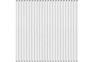 Burry Life Science Glass Stirring Rod 12 Inch Length Stir Stick with Both Ends Round 24 pcs/pk