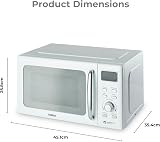 Tower 800W 20L Microwave with MagnaWave Technology White Chrome T24041WHT view 6