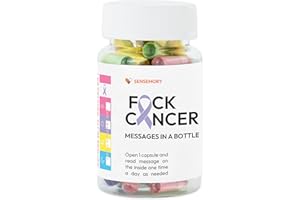 SENSEMORY Positive Messages For Cancer Warriors, Best Christmas, New Year Gifts For Breast Cancer Patients, Inspirational Gifts For Women, Men, Female, Male, Gifts For Terminal Patients