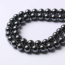 103pcs 4mm AAA Black Hematite Beads Natural Stone