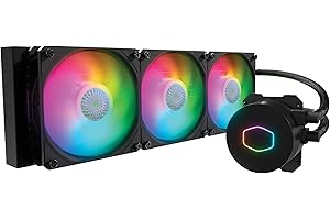 Cooler Master MasterLiquid ML360L ARGB V2, Close-Loop AIO CPU Liquid Cooler, Gen3 Dual Chamber Pump, 360mm Radiator, SickleFl