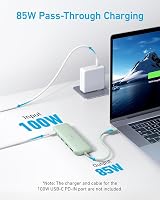 Anker USB C Hub 5-in-1 4K HDMI 85W PD-IN 2x USB-A 5Gbps MacBook Pro Air Dell view 3