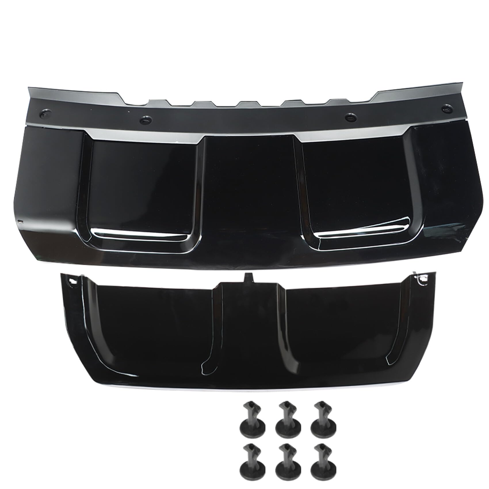 Photo 1 of labwork Front and Rear Black Skid Plate Bumper Trim Guard Replacement for Range Rover Sport 2014 2015 2016 2017