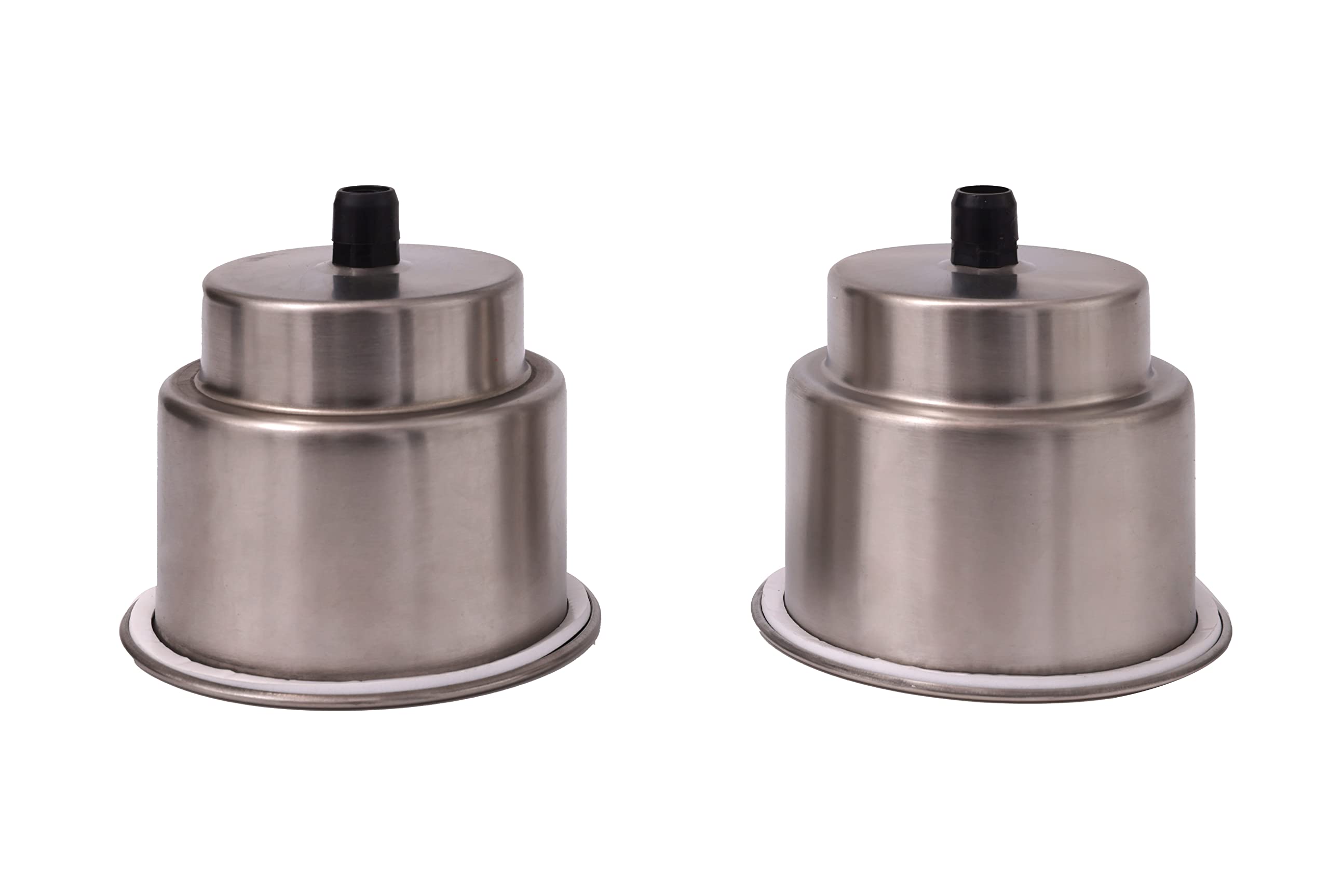 2pcs Stainless Steel Cup Drink Holder with Drain For Car Marine Boat Rv Camper