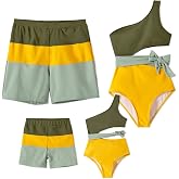 IFFEI Family Matching Swimsuits Two Pieces Ruffles Bikini