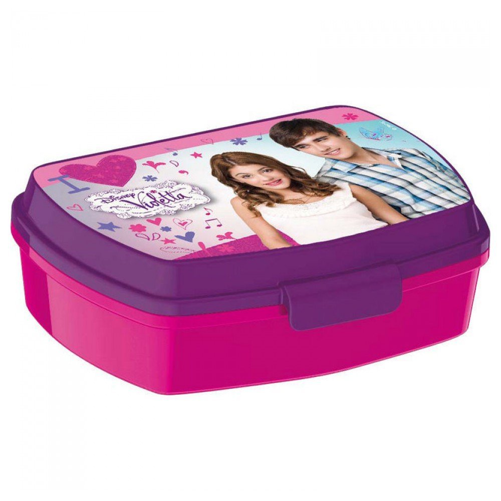 Joy Toy 749274 16 x 11 x 5.5 cm Violetta Lunch Box