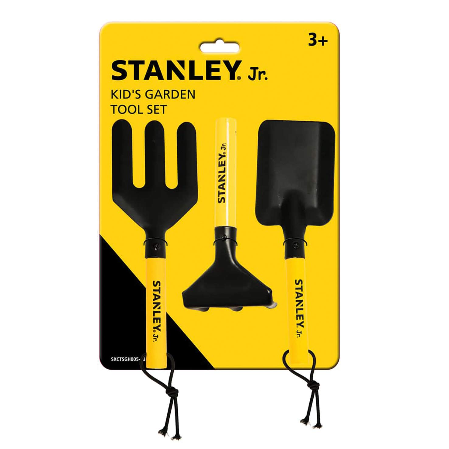 Stanley Jr. SGH001-03-SY Garden Tool Set for Children, Yellow/Black - from 5 Years