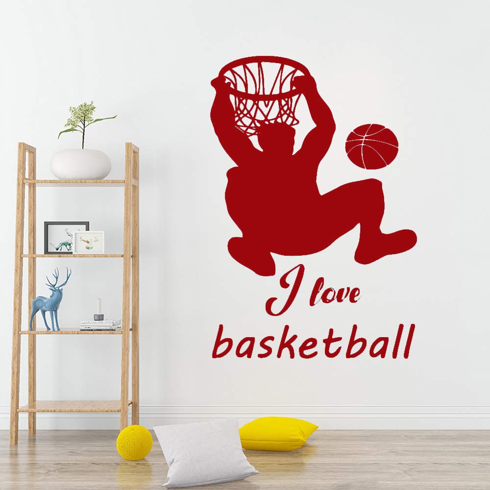 Moderno creativo creativo jugador de baloncesto Dunk Shot ...