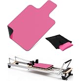 Anti-Skid Pilates Reformer Mat with Black Bag, 3mm Thick Pilates Mat Cover | Non Slip Plush Pilates Towel Mat for Universal Machines, Moisture-Absorbing, Rapid-Dry for Home &amp; Studio Fitness​