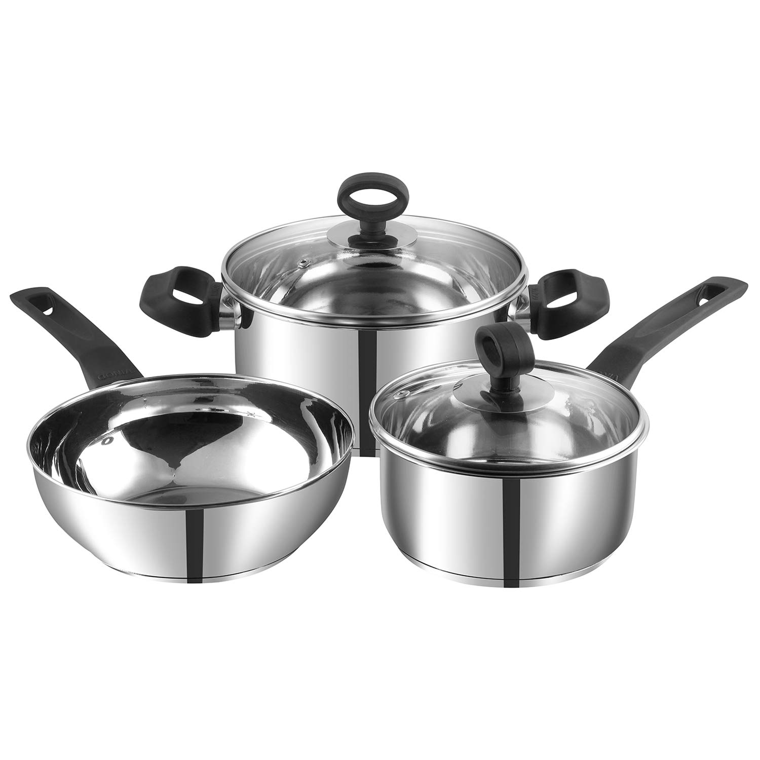 Buy Vinod Stainless Steel Cookware Set, 1L, Silver Online at Low Prices