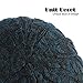 TEFITI Womens Snood Hairnet Headcover Knit Beret Beanie Cap Headscarves Turban-Cancer Headwear for Women Black-Denim