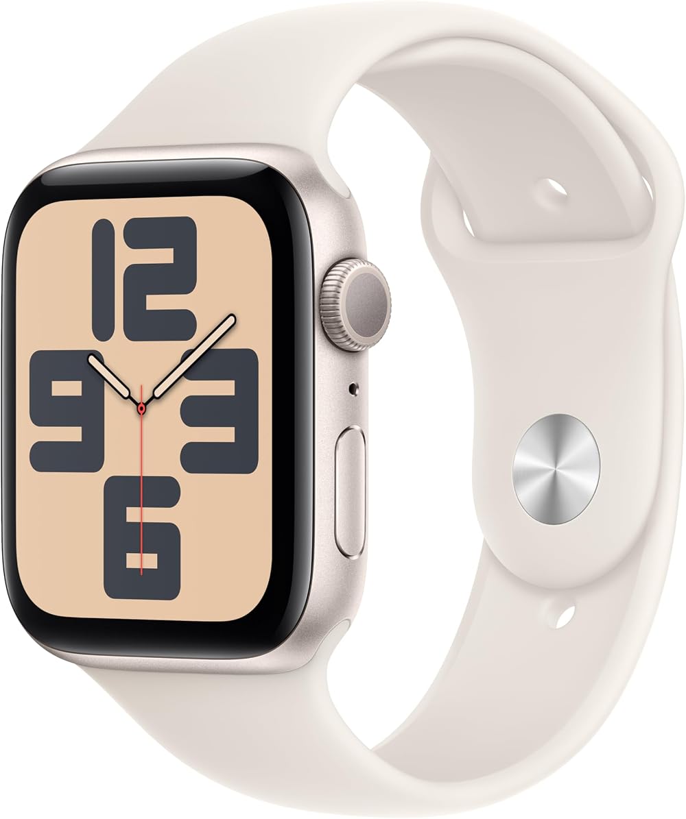 Apple Watch SE 2nd Gen GPS 40mm Starlight Aluminium Case with Starlight Sport