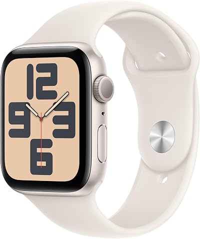 Apple Watch SE 2nd Gen GPS 40mm Starlight Aluminium Case with Starlight Sport