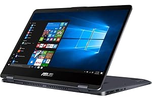 Asus TP410UA-DS52T VivoBook Flip 14" Thin & Light 2-in-1 Touch Laptop, 8th Gen Intel Core i5, 8GB RAM, 1TB Hybrid HDD, Window