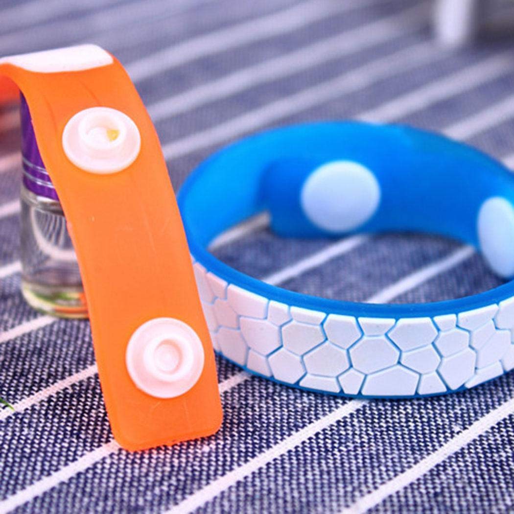Caeasar Pulsera Repelente de Mosquitos portátil práctica Duradera Unisex Repelente de Insectos
