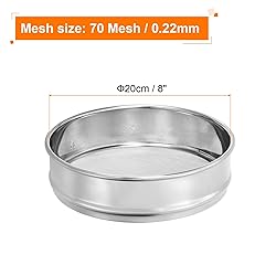 PATIKIL 70 Mesh Lab Sieve, 8" Diameter Test Sieve