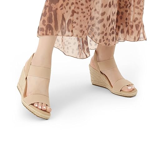DREAM PAIRS Womens Open Toe Espadrilles Dressy Platform Sandals