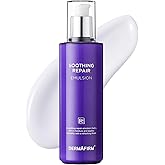 Dermafirm Soothing Repair Korean Emulsion Cream R4 | Daily Face Moisturizer Skin Care Emulsion with Eucalyptus, Peptide and Collagen | Gentle for All Skin Types No Animal Trials No Paraben 6.76 fl oz