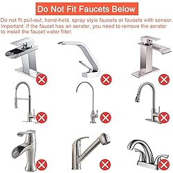 Faucet Water Filter - Filtration System, Large