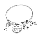 MAOFAED Hairdresser Gift Hair Stylist Gift She Left