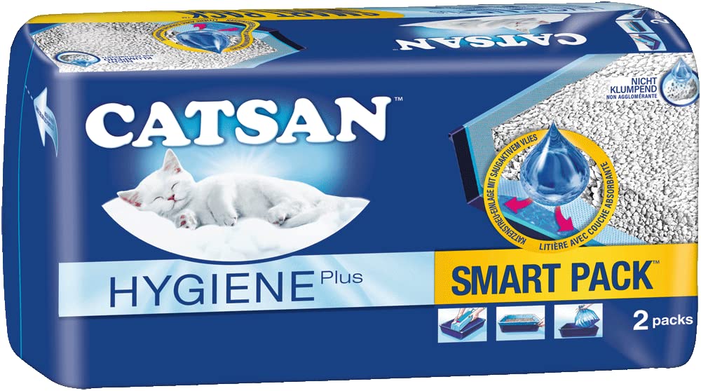 Catsan Smart Pack Cat Litte, 4 l (Pack of 2)