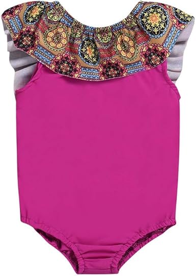boho baby swimsuit