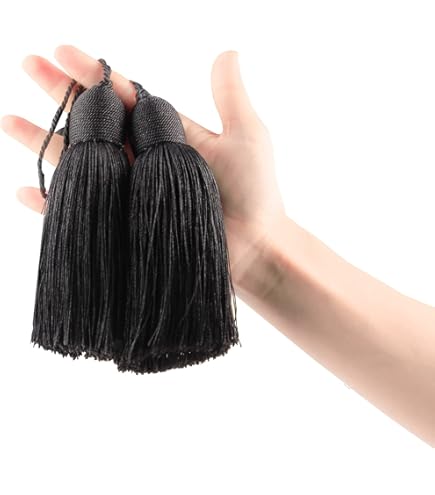 D??COPRO Dark Olive Green Tassel - 3 Inch Craft Tassel With 1 Inch Loop For Home Decor