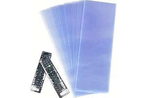 Shrink Wrap Bags Transparent for Remote Control, Heat Shrink Film for Electronics Protection, PVC Protective Cover for TV Rem