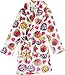Shopkins Little Girls Fleece Bathrobe Robe (4, SPK White/Pink)