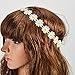 Qianle 5 Yards Daisy Sun Flower Pattern Lace DIY Ribbon Art Crafts Tape for Decoration 0.98 inch Width