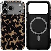 uCOLOR Compatible with iPhone 17 Pro Max Case [8 ft Drop Tested] Compatible with MagSafe - Protective Luxury Designer Mag Series Scratch-Resistant Shockproof Cover Cases 6.9" (Tortoise Shell)