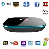 Epteam Q Box Android 5.1 4K TV Box Kodi Fully Loaded 2GB 16GB 1000M LAN, S905 Quad Core 3D Bluetooth Dual Wifi 2.4GHz 5.0GHz,HDMI Smart Media Player