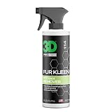 3D Fur Kleen - Pet Hair Remover & Cleaner - Loosens Embedded Pet Fur for Easy Removal - Safe for Carpets, Upholstery & Auto Interiors, 16 Ounce
