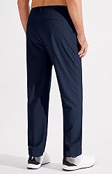 Libin Men's Golf Pants Classic Fit Flat Front Work