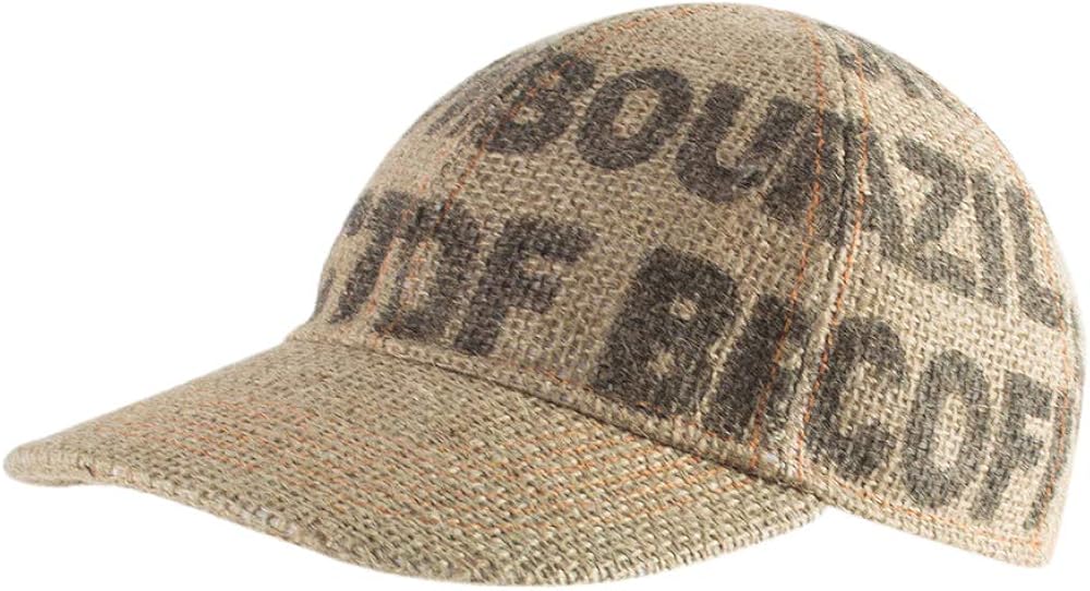 ReHats Berlin Upcycling Baseball Cap Kaffeesack Black Coffee New