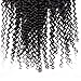 Klaiyi Hair Brazilian Curly Hair 13 X4 Ear to Ear Full Lace Frontal Closure, Unprocessed Human Virgin Hair (18, Free Part Frontal)