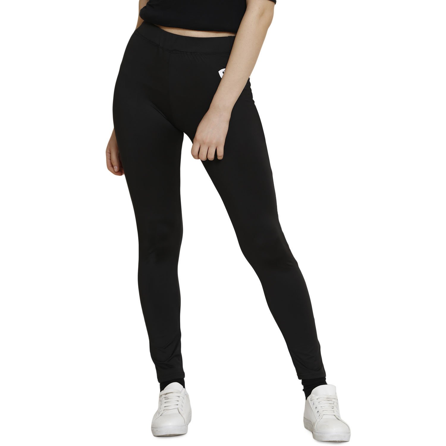 indian blu sportswear/casual girls tights dryfit polyster