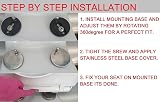 AAN Soft Close Toilet Seat Oval Quick Release UF Material Premium view 9