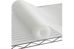 Pantry Shelf Liners for Wire Shelving: 11.5 Inch Wide Thick Clear Metal Rack Liner - Easy to Cut Translucence Plastic Drawer 