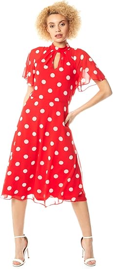 Roma 3/4 Sleeve in Polka Green | Pretty Vacant main image 0