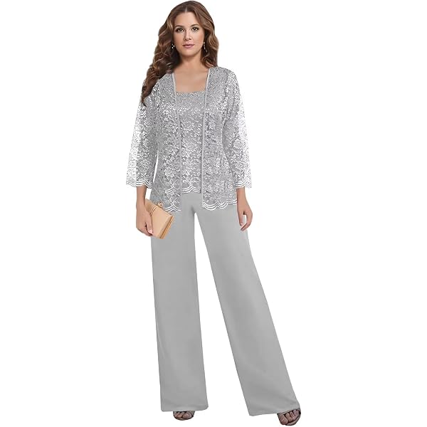 R&M Richards Damen 3pc Lace & Ity Duster Pa Produktbild-Vorschau 2