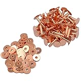 DGOL 50 Sets Shinning #12 Size 12 Red Copper Burrs